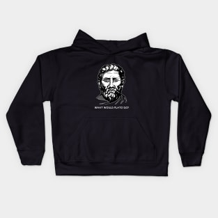 What would Plato Do Kids Hoodie